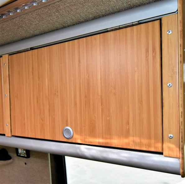 Overhead Cabinets with Flip Up Doors