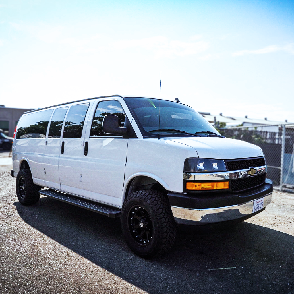 Chevy Express Wheel Well Cabinets