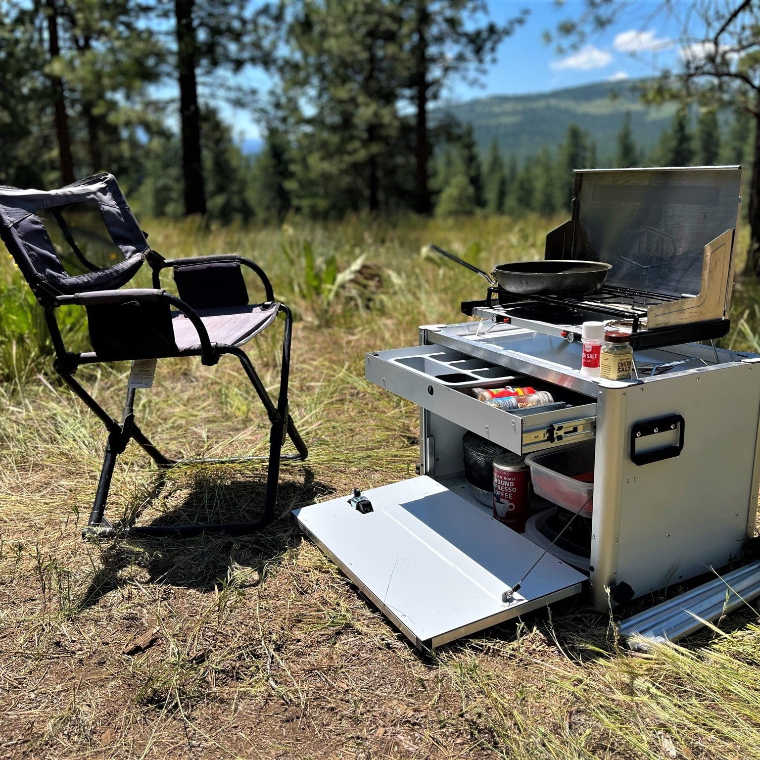 The Ultimate Portable Camp Kitchen w/ Stove - Trail Kitchens