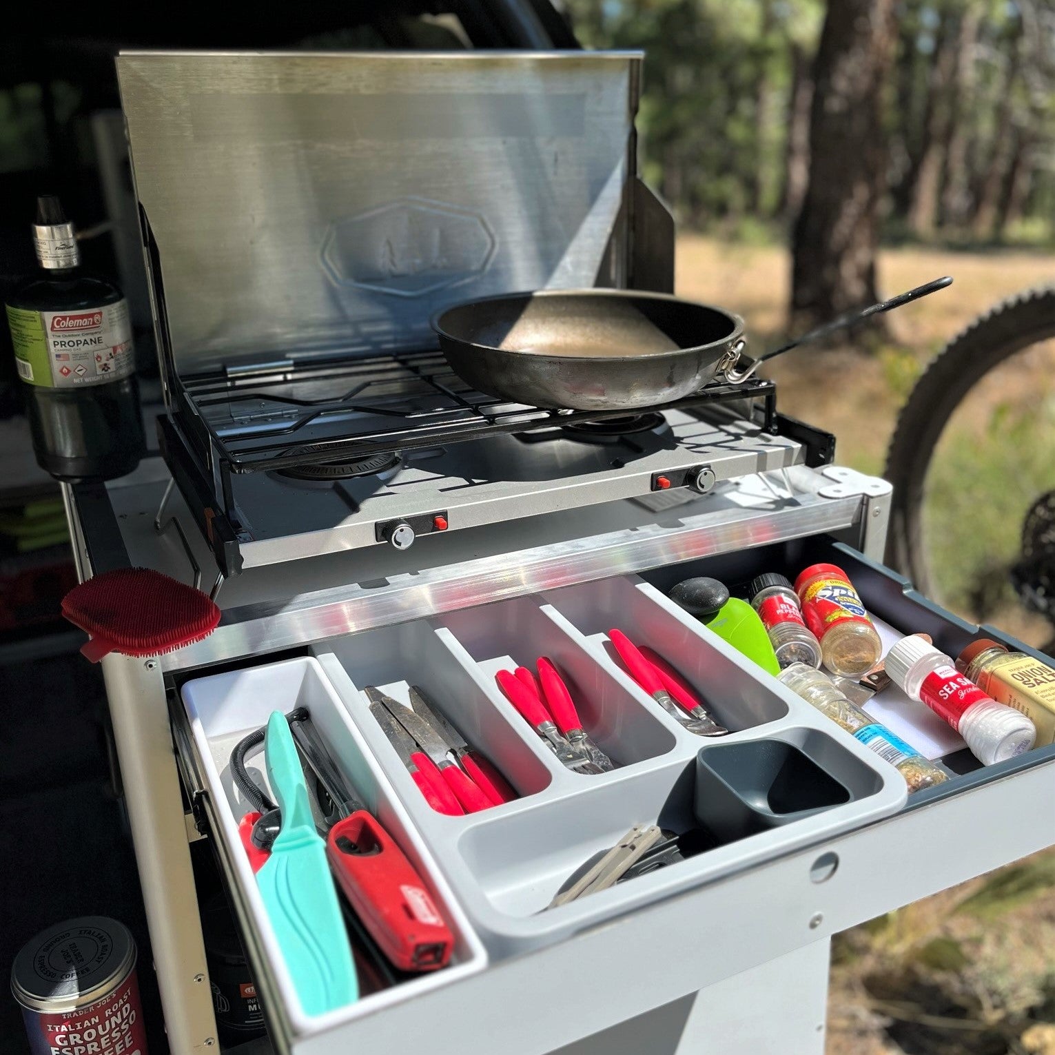 Outdoor Folding Box Camping Storage Box Portable Outdoor Camping Equipment  Camping Camping Car Storage Box