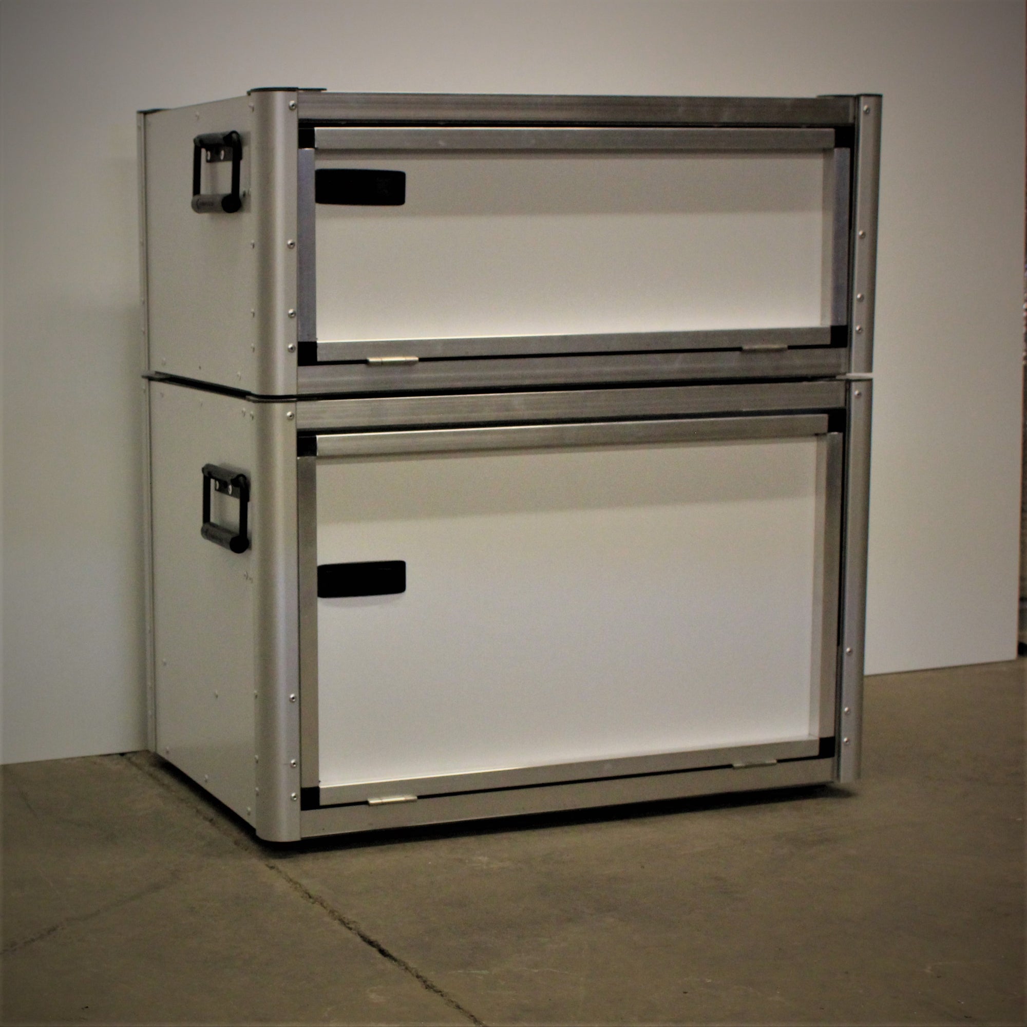 Two Sizes of Chuck Boxes by Trail Kitchens Portable Kitchens