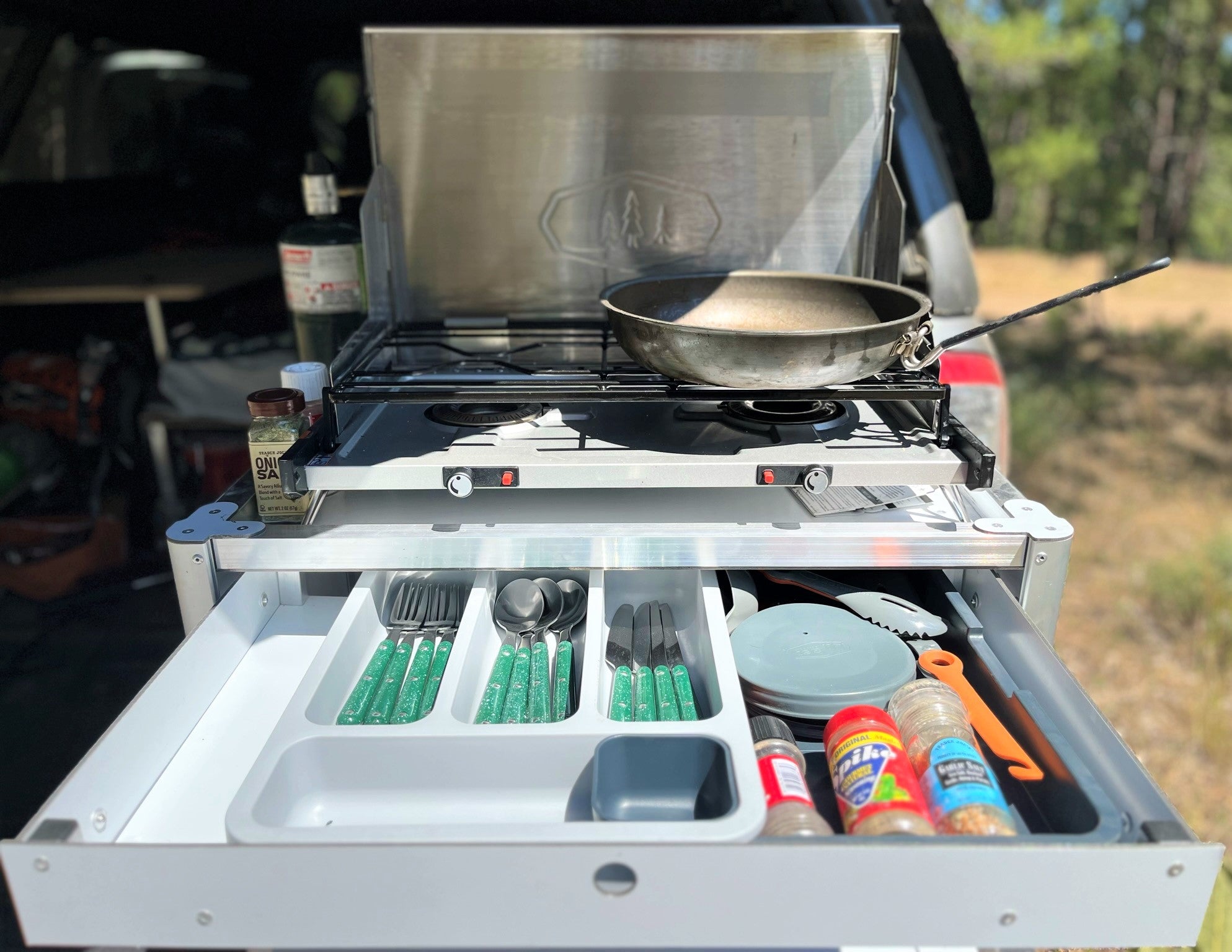 The Camping Kitchen Box Keep Your Camping Kitchen Organized and Ready for  Adventure With This Light and Strong Chuck Box 