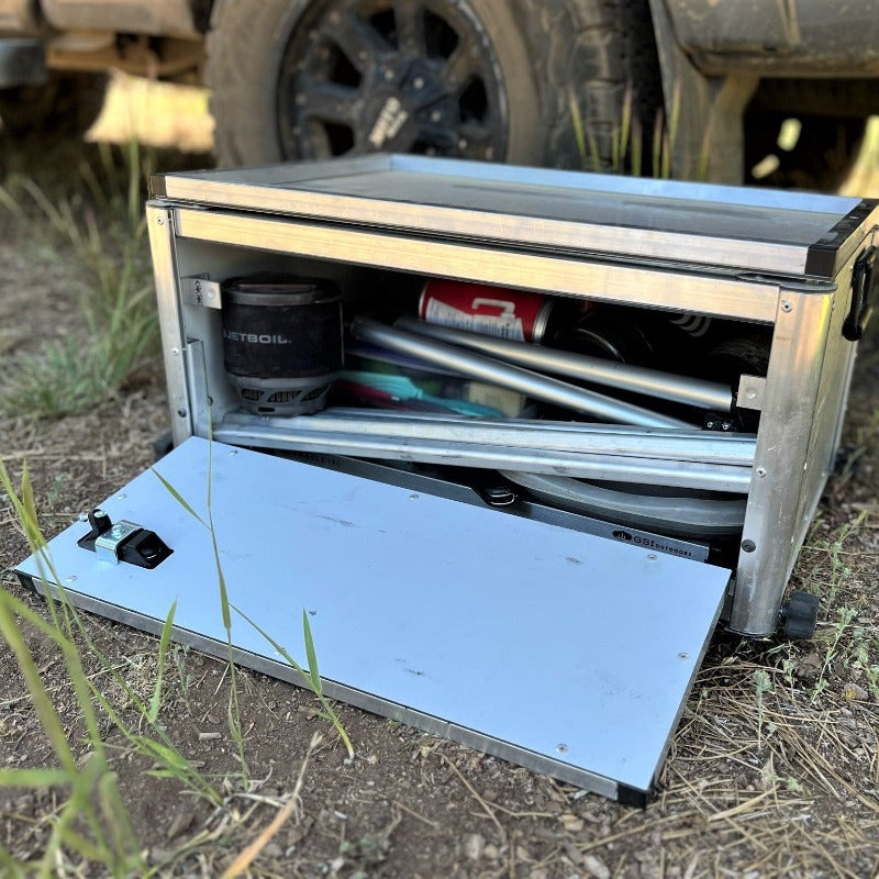 Compact Camp Kitchen - Overland Kitchen Box - Trail Kitchens