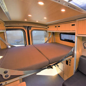 Save Interior Space and Sleep Sideways in Your Van