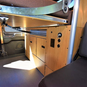 Large Storage Areas for Functional Van Layouts