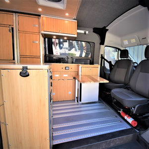 Front Swivel Seats to create Hangout Area Inside Van