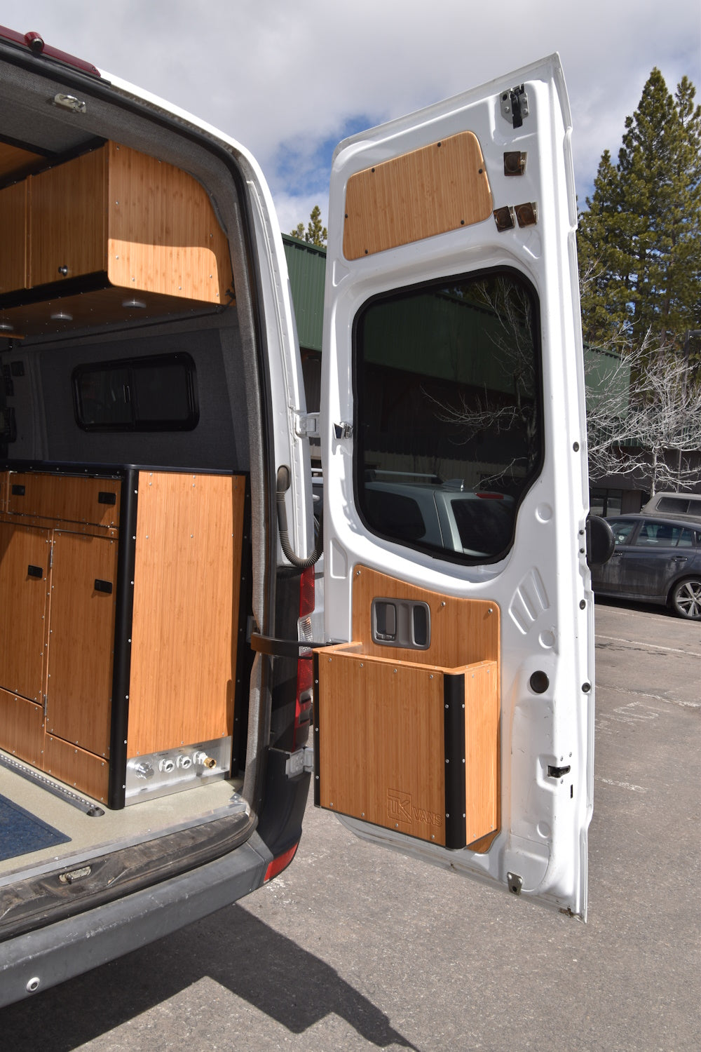 Caravan Rear Locker Rear Door Gear Locker - Trail Kitchens