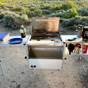 Cooking Outdoor Meals with Compact Camp Kitchen