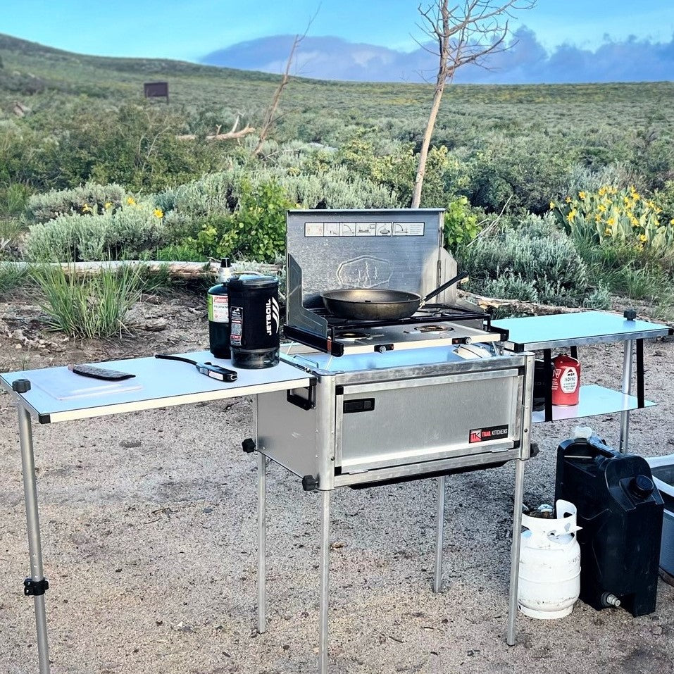 Small Outdoor Portable Outdoor Kitchen With Sink Compact Camp