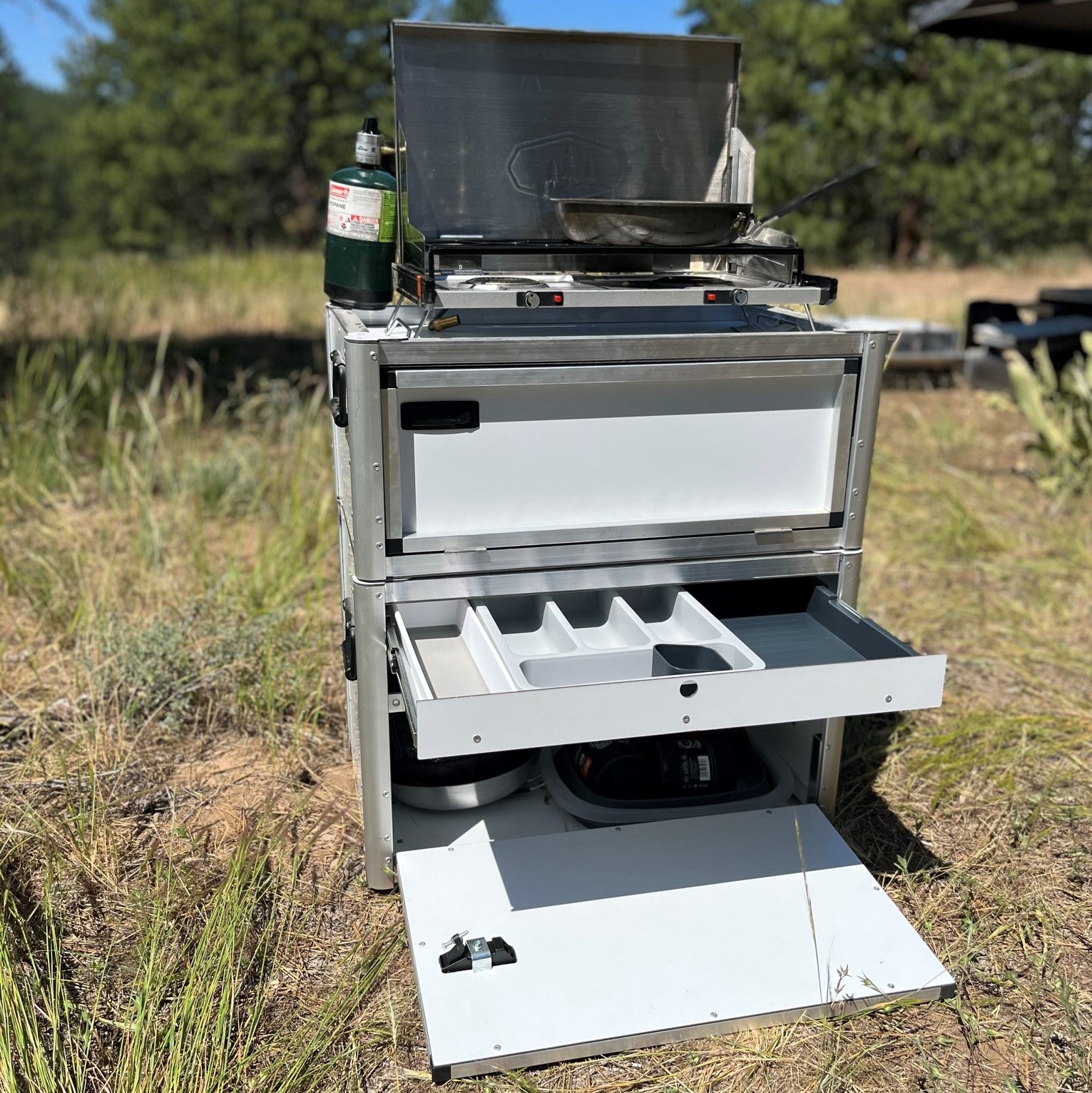 Ultimate Chuck Box Camping Kitchen - Includes Luxury Outdoor