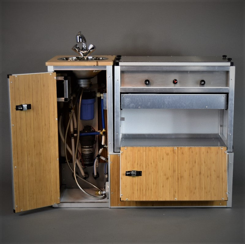 Van Kitchen Module Campervan Kitchen Unit for Vans and RVs - Trail Kitchens