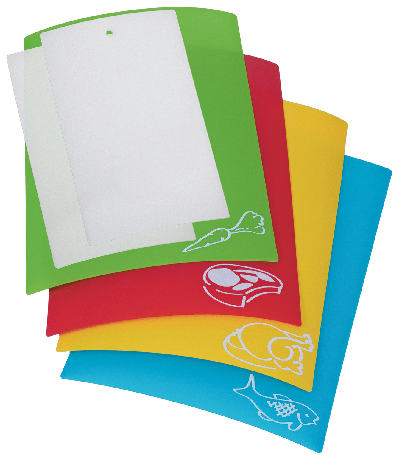 Prepworks: Flexible Color-Coded Chopping Mats - Set of 6 camping kitchenware 