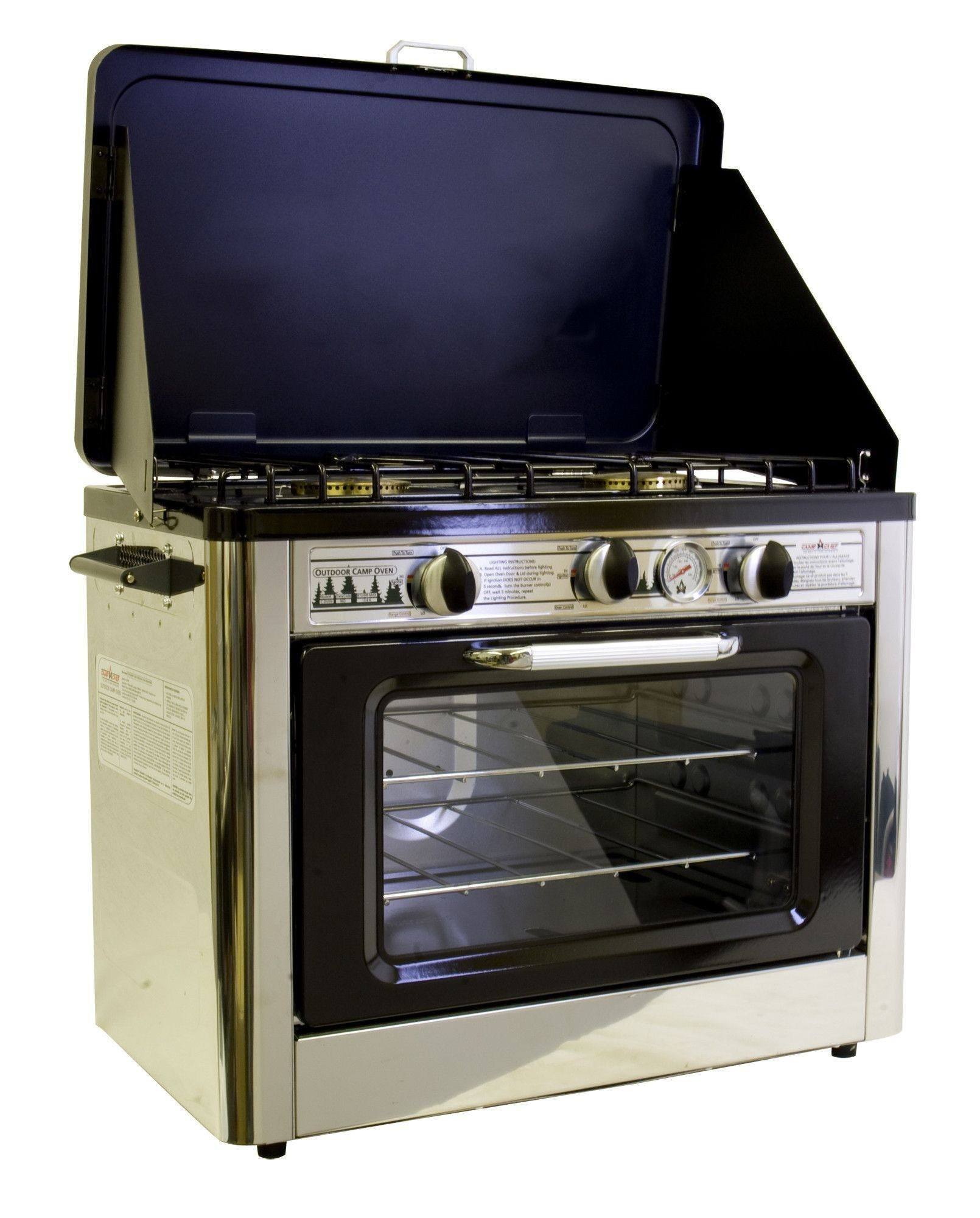 Camp Chef Deluxe Outdoor Oven camping cooking gear 