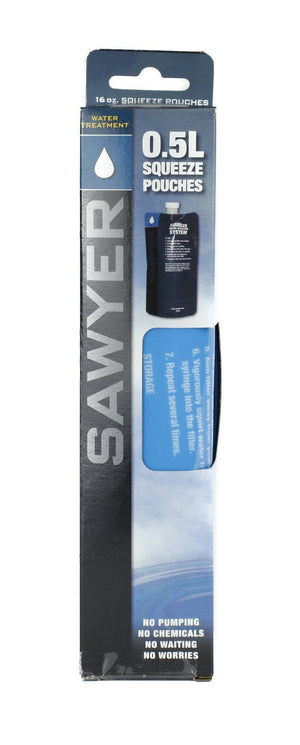 Sawyer Products: 16 oz. Squeezable Pouch - Set of 3 camping hydration product 